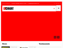 Tablet Screenshot of dragnetnigeria.com